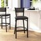 Flash Furniture Restaurant Stool, Grid Back, Black Seat XU-DG-60116-GRD-BAR-BLKV-GG - alternate 2